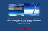 Etude et analyse des systèmes énergétique