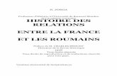 Iorga-histoire Des Relations Entre La France Et Les Roumains