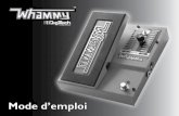 Whammy Manual 5004544-A-French Original