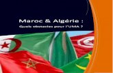 Maroc-Algérie Quel avenir pour l'UMA
