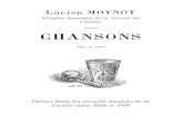 Recueil de Chansons de Lucien Moynot