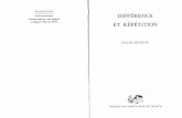 Deleuze - Difference Et Repetition