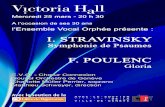 Programme Concert 2015 Stravinsky Poulenc