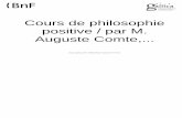 COMTE-Cours de Philosophie Positive-T.2