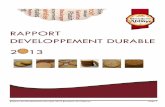 Rapport Developpement Durable 2013 Biscuiterie de l Abbaye PDF