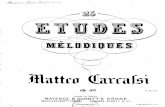 Matteo Carcassi Etudes Melodiques Progressives