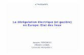 Dérégulation Électrique en Europe