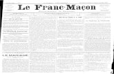 1885 - Le Franc Maçon n°6 - Samedi 31 Octobre au Samedi 7 Novembre 1885 - 1ère année.pdf