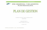Plan de Gestión Plato 2012-2015