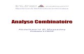 Analyse Combinatoire