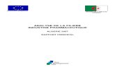 Analyse de Filiere Pharmaceutique en Algerie 2007