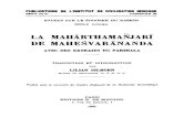 Silburn, Lilian - La Maharthamanjari de Mahesvarananda, Avec Des Extraits Du Parimala (232p)