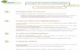 Consignes de Rédaction Bibliographique - IsARA Lyon - 2012-2013