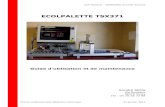 Guide d'utilisation et de maintenance - Ecolpalette