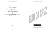 Da CRUZ Elio - Les Trucs de La Télékinésie & de La Psychokinèse