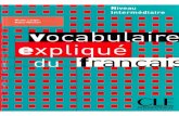 Vocabulaire Explique Du Francais - Niveau Intermediaire
