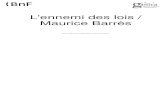 Maurice Barres LenemiDesLois