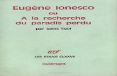 Eugene Ionesco Ou a La Re