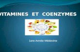 1ere S2 Biochimie -Vitamine Et Coenzyme-2