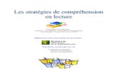 Cahier Des Strategies de Comprehension en Lecture