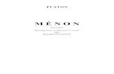 PLATON, Ménon (trad Bernard Suzanne)