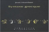 Humbert Syntaxe Greque