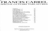 (Guitar Tab) - Francis Cabrel - Spécial Guitare Tablatures