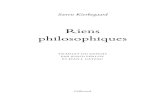Kierkegaard S¸ren - Riens ou miettes philosophiques (1844).pdf