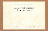 52197410 Roland Barthes Le Plaisir Du Texte