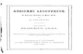 Cilea Adriana Lecouvreur Libretto