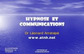 Hypnose Et Communication en Bref