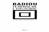 Badiou Alain Le Reveil de l Histoire