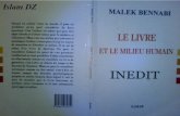 Le Livre et Le Milieu Humain Malek Bennabi