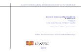 Index des Manuscrits Étudiés, tome V, par contenus patristiques, Université Laval