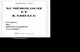 [Occultisme - Alchimie] Eliphas Levi - Numerologie Et Kabbale (Cours de Philosophie Occulte)