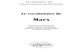 23745258 Le Vocabulaire de Marx