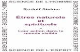 Rudolf Steiner - Tres Naturels Et Spirituels - Leur Action Dans Le Monde Visible - GA 98