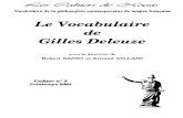 Villani-Sasso - Vocabulaire de Gilles Deleuze