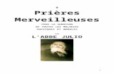 Abbé Julio Prières Merveilleuses (Edition L'oiseau Lumière)
