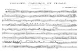 Alfred Desenclos - Prelude, Cadence Et Finale Pour Saxophone Alto Et Piano (Alto Saxophone & Piano)