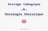 Sevrage tabagique�&�Oncologie thoracique