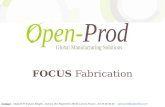 Open-Prod : Focus Fabrication / Planification