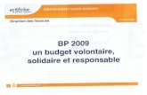 Budget Conseil Général Ardèche 2009 - CG07
