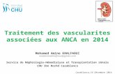 Traitemnt des vascularites à ANCA en 2014
