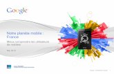 Etude Google Ipsos - Planète mobile France