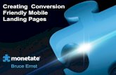 Creating Conversion Friendly Mobile Landing Pages