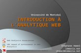 Introduction à l'analytique Web