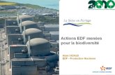 Actions EDF menées pour la biodiversité