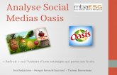 Oasis: Analyse Social Media 2013