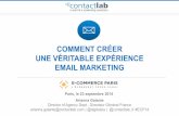 E-Commerce Paris 2014 - Comment créer une véritable expérience email marketing